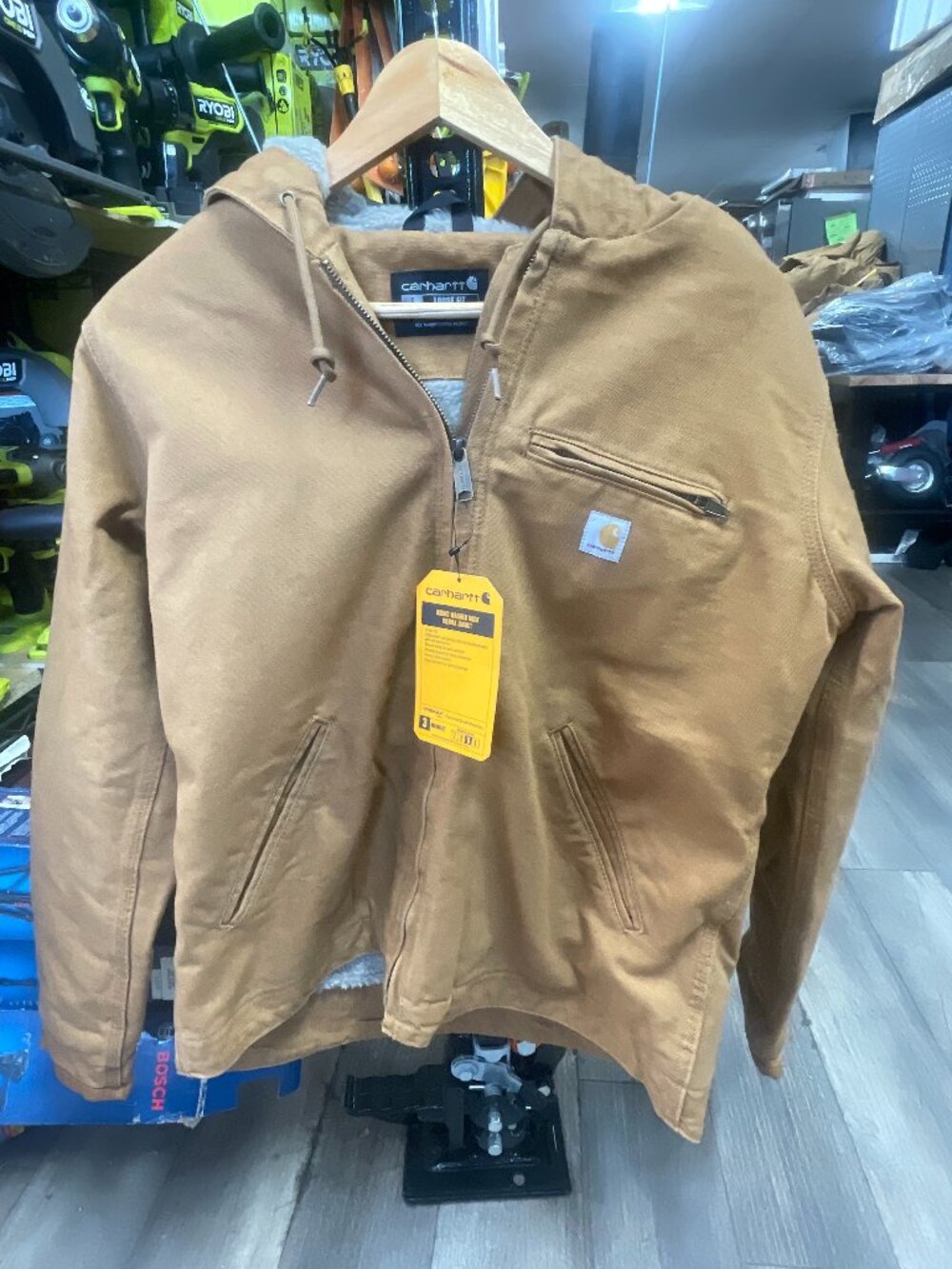 Carhartt Iconic Washed Ducked Sierra Jacket Size S 4/6